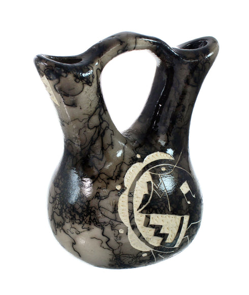 Native American Navajo Horse Hair Wedding Vase JX130508